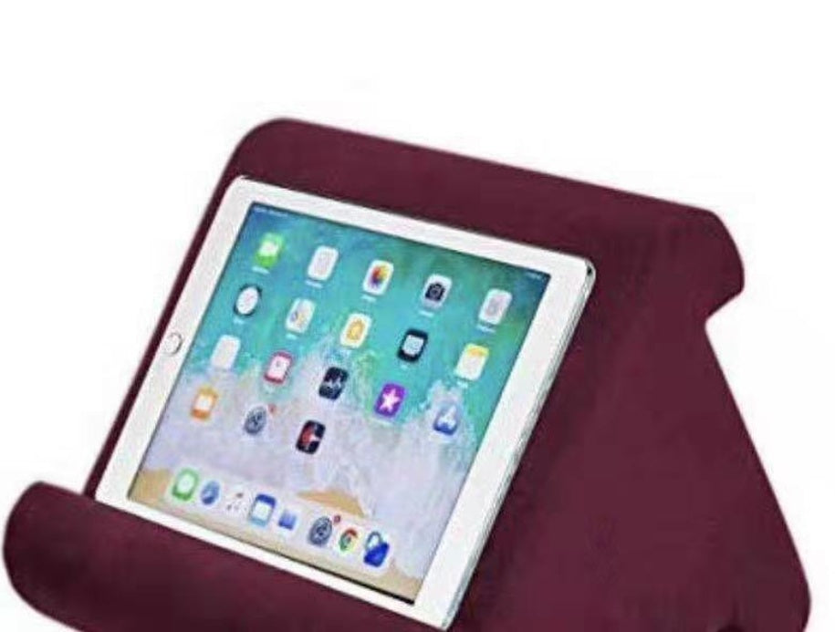Tablet & Phone Pillow Holder – Hands-Free Lap Stand for Bed & Sofa