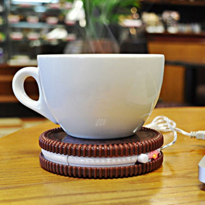 Portable Cup Warmer Mat - USB Powered Heater Coaster for Drinks and Tiny Mugs