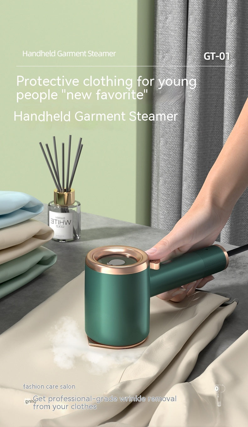 Mini Portable Garment Steamer for Travel and Home - Handheld Fabric Steam Iron with US Plug