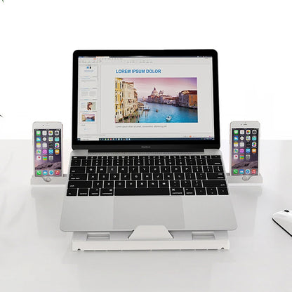 New Portable Laptop Stand - Multifunctional Folding Lift Rack with Aluminum Alloy Base for Ultimate Comfort