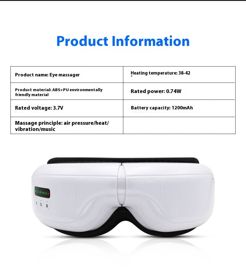 Intelligent Eye Massage Device for Hot Gas Dynamic Eye Protection