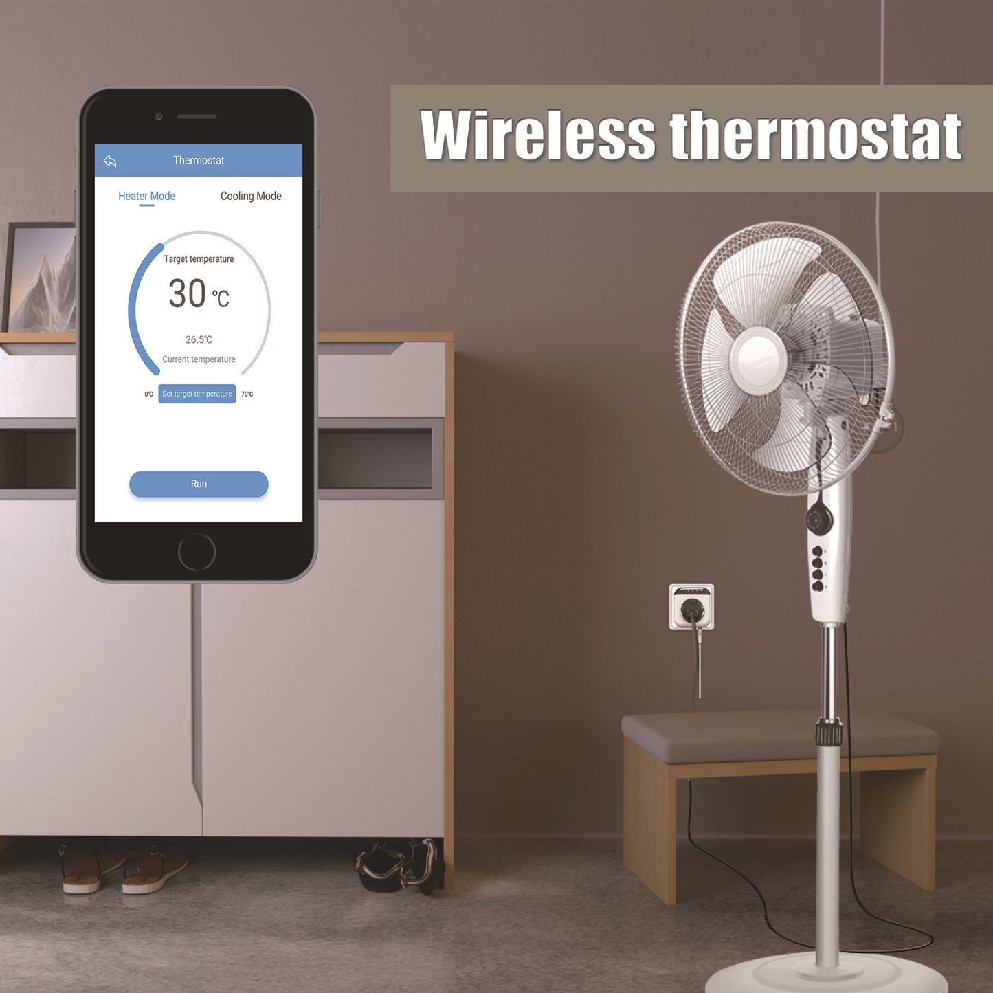 Tuya Temperature Control Socket for Smart Home Temperature Management