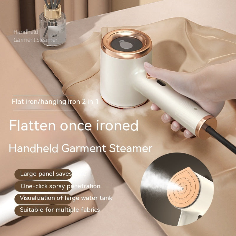 Mini Portable Garment Steamer for Travel and Home - Handheld Fabric Steam Iron with US Plug