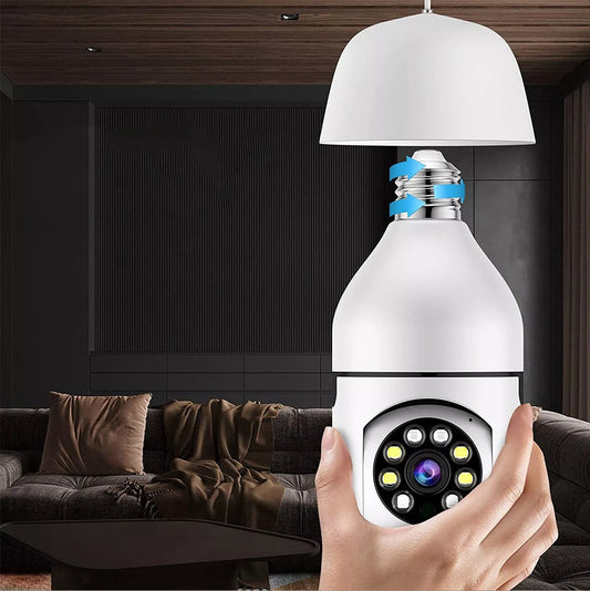 Home Surveillance Camera Bulb - Stylish & Functional Security Light