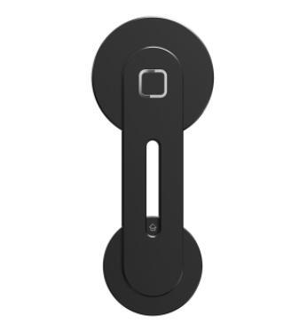 Laptop Phone Mount Holder - Collapsible Metal Paste Base for Office Monitors and Cellphones
