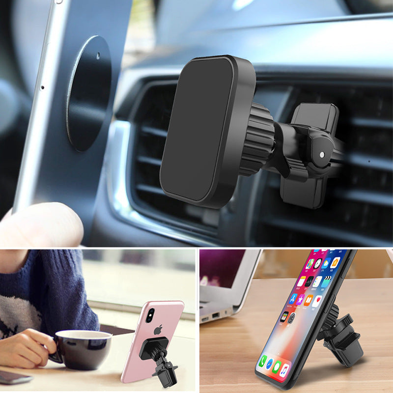 Mobile Phone Car Holder - Magnetic Air Outlet Mount for Secure and Convenient Hands-Free Use