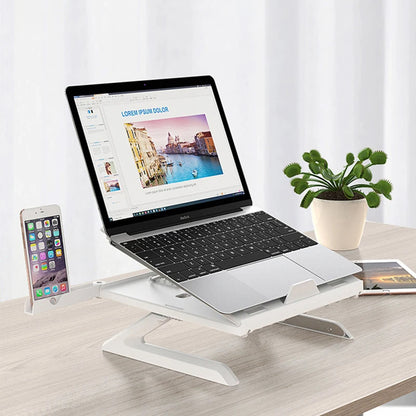New Portable Laptop Stand - Multifunctional Folding Lift Rack with Aluminum Alloy Base for Ultimate Comfort