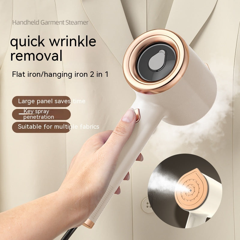 Mini Portable Garment Steamer for Travel and Home - Handheld Fabric Steam Iron with US Plug