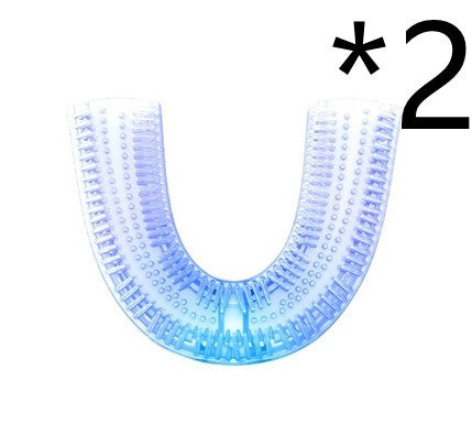 360 Degrees Automatic Electric Toothbrush with Blue Light Whitening, Waterproof U Type & USB Charging