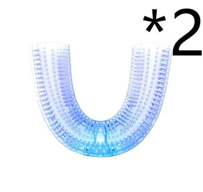 360 Degrees Automatic Electric Toothbrush with Blue Light Whitening, Waterproof U Type & USB Charging